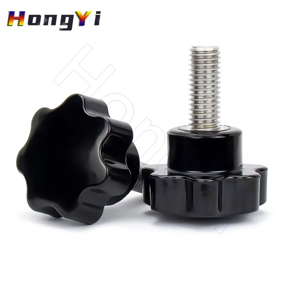 

M4 M5 M6 M8 M10 Винты с ручной ручкой Затяжной винт из нержавеющей стали 304 D25 D32 D38 Болт с бакелитовой звездочкой Зажим резьбы