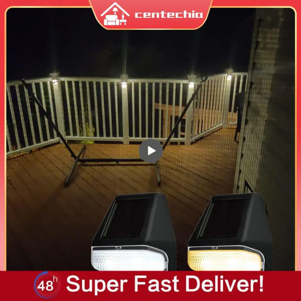 

1~10PCS Solar Wall Light Outdoor Waterproof Solar Fence Lamp LED Wall Light Garden Yard Decoration Lighting Street Stair Step