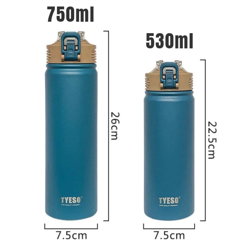 Large Capacity Double Stainless Steel Thermos Mug With Straw Portable Vacuum Flasks Creative Thermal Bottle Tumbler Thermocup |