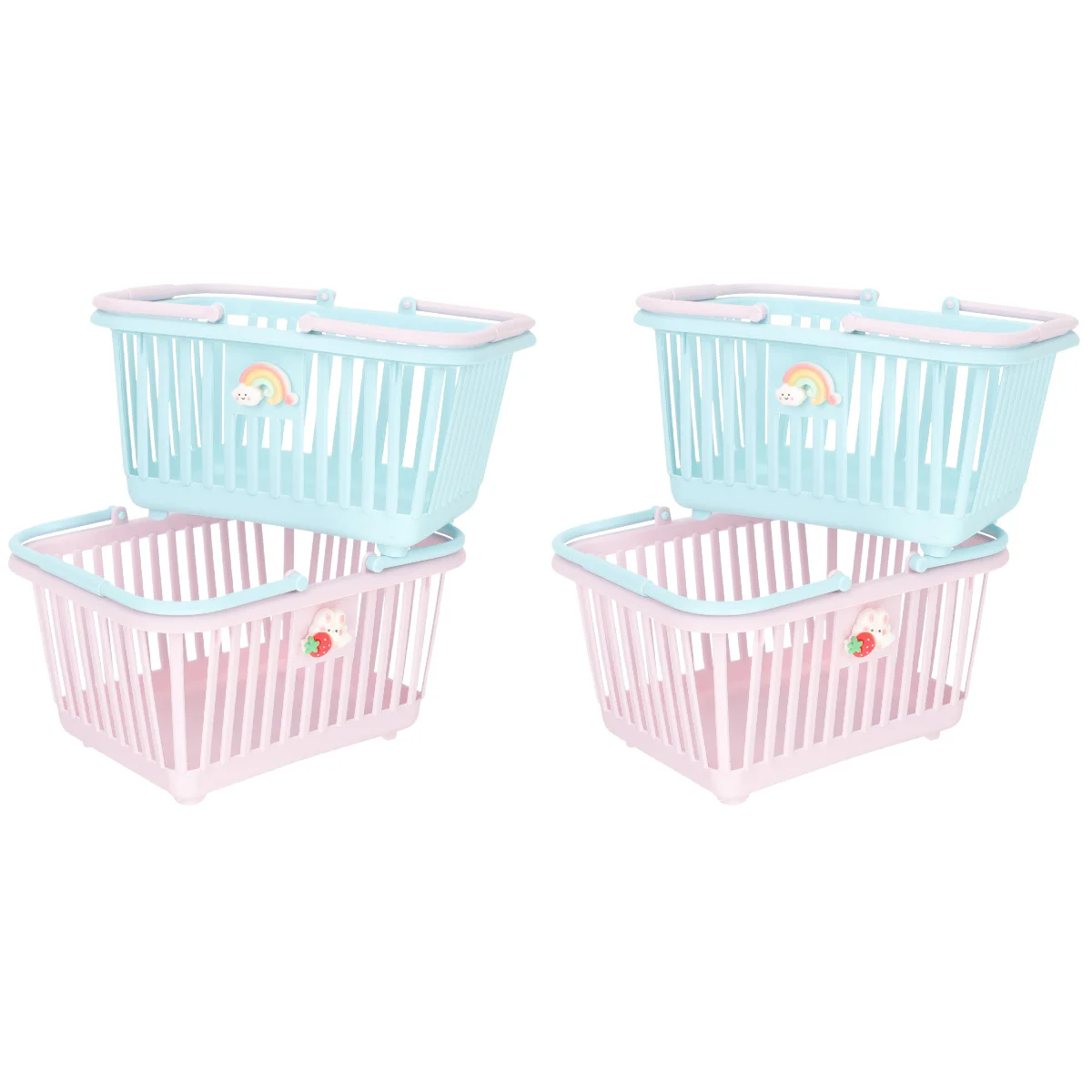 

4 Small Baskets Baskets Sundries Baskets Bathroom Dorm Kitchen Baskets