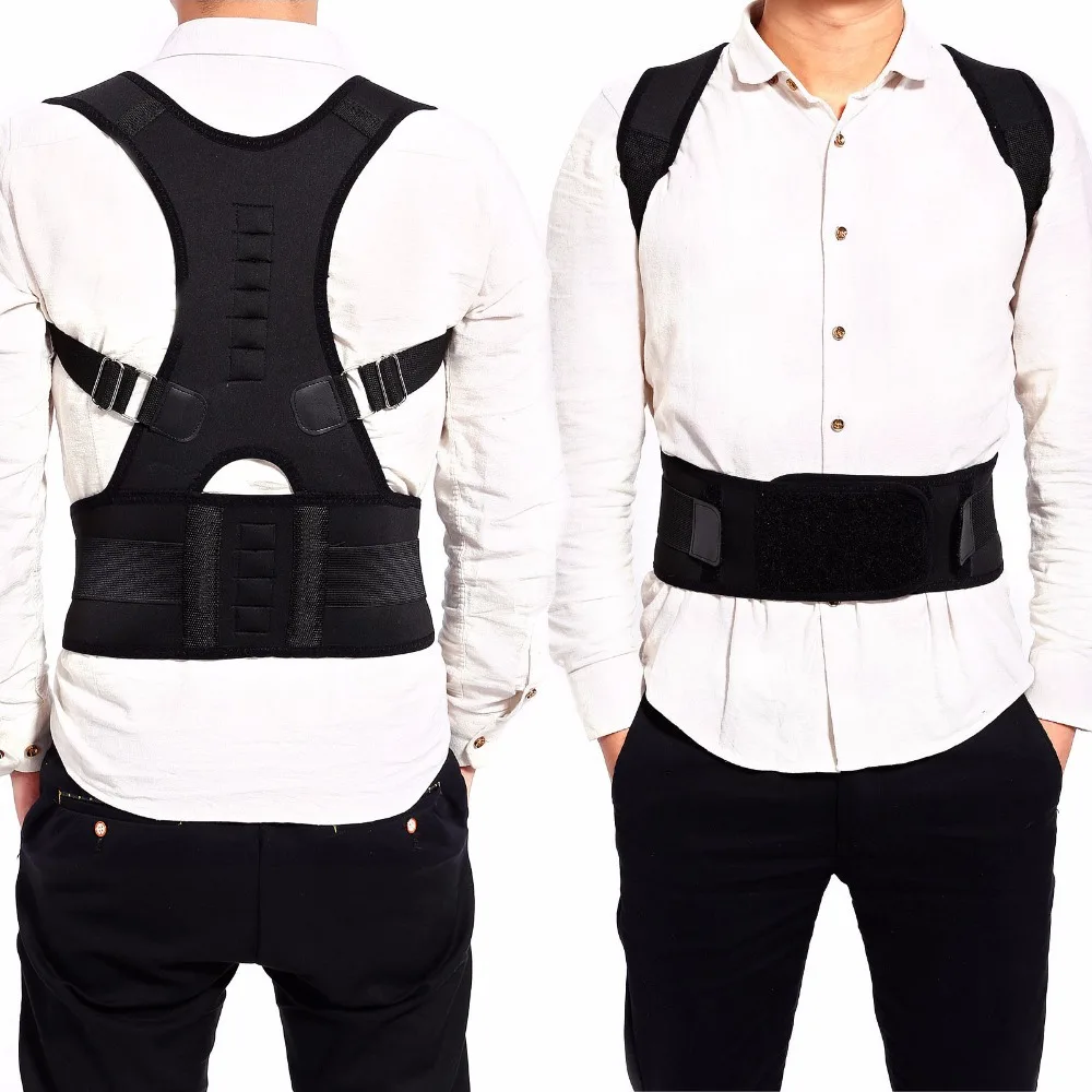 

Magnetic Therapy Posture Corrector Brace Supporter Shoulder Back Support Belt Menwomen Braces and Support Belt Shoulder Posture
