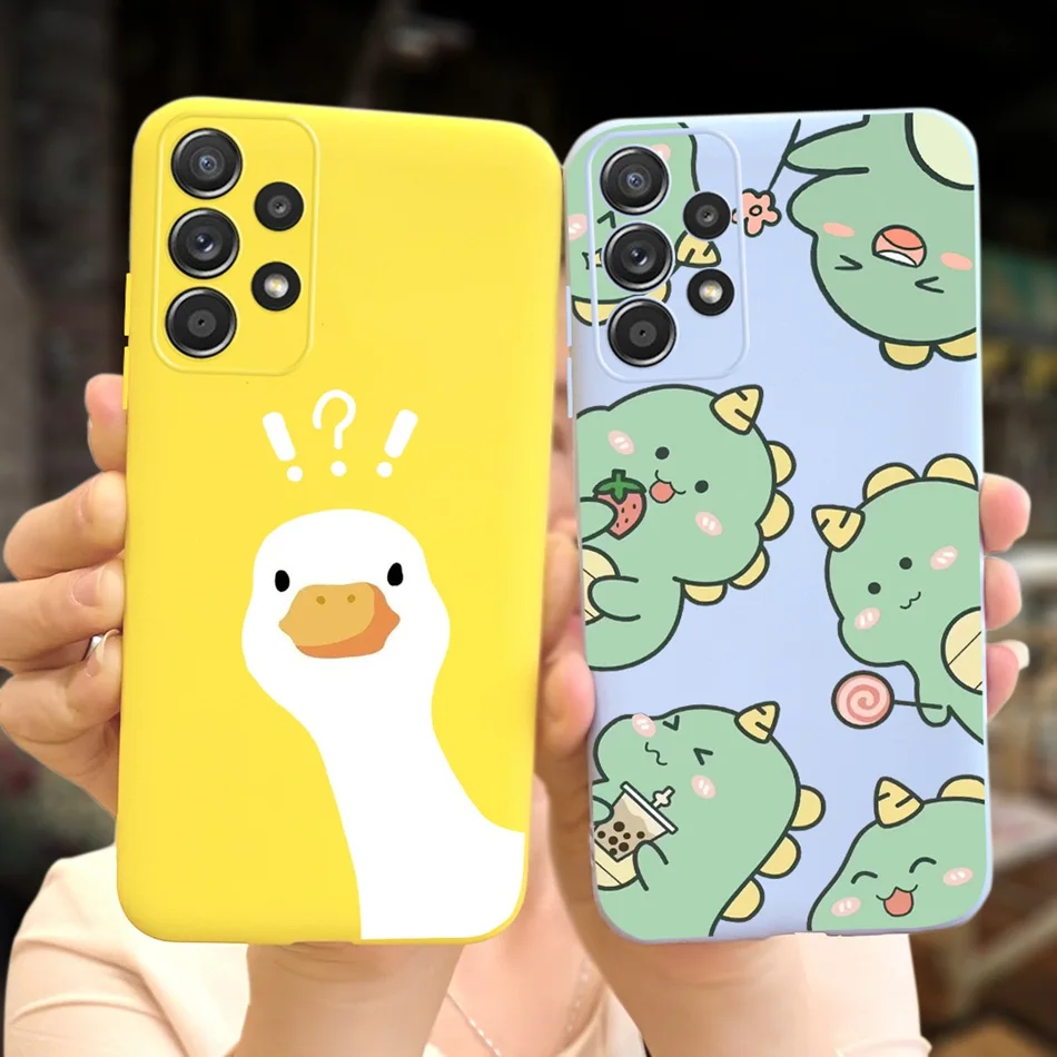 Милый мультяшный Желейный чехол для Samsung Galaxy A13 4G A23 мягкий силиконовый из ТПУ Φ 5G