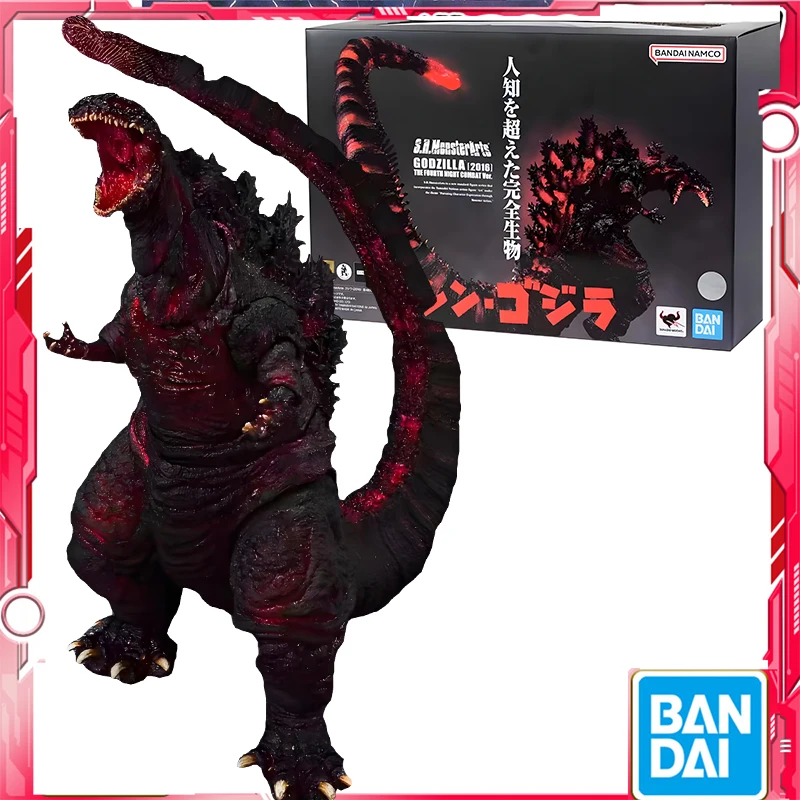 Bandai Original BANDAI SHM NEW GODZILLA 2016 ЧЕРВЕННАЯ ЛЮМИНАЛЬНАЯ ЛЮМИНЕСЕНТНАЯ ВЕРСИЯ игрушки для