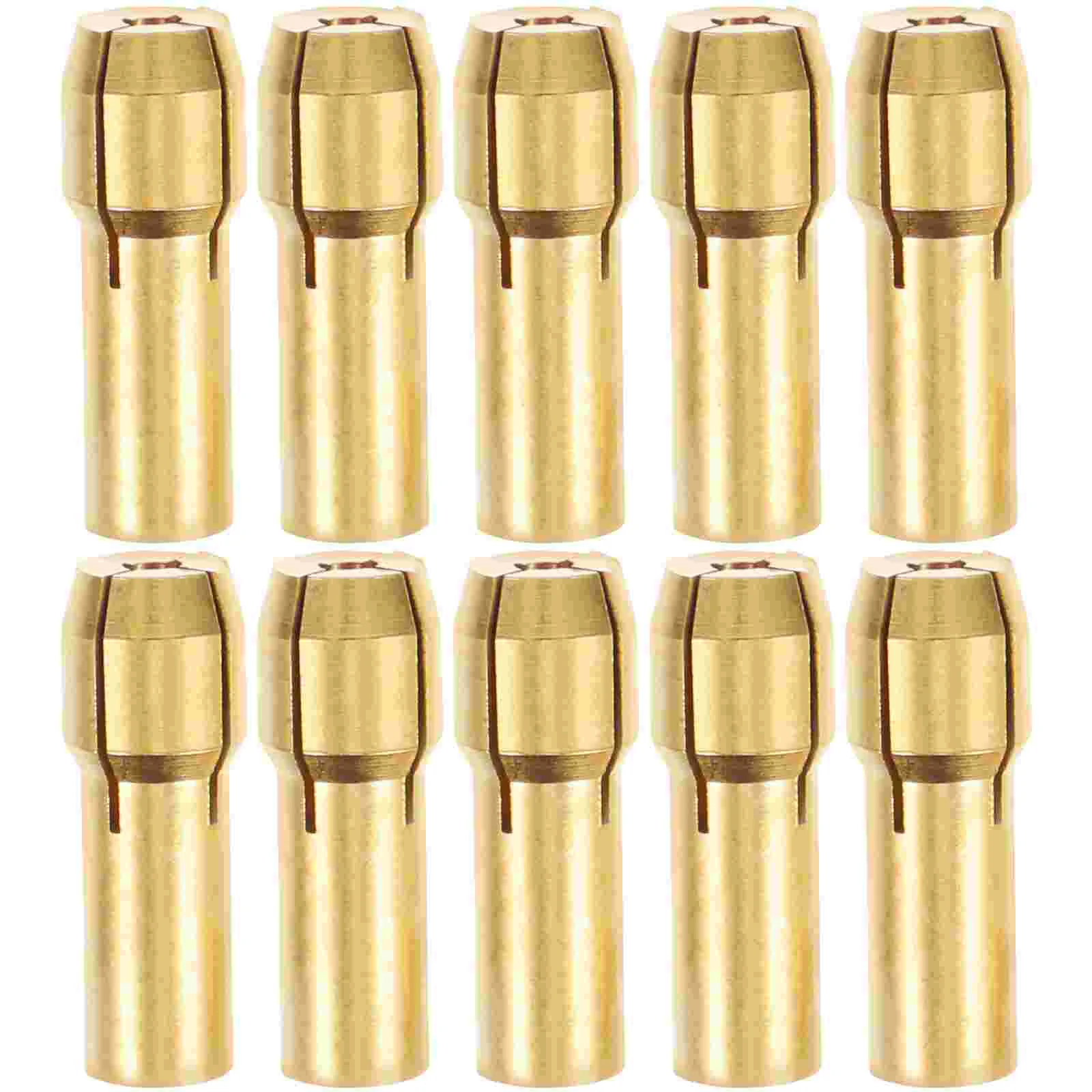 

10 Pcs Rotary Tool Brass Collet Chuck for Die Grinder Cordless Power Tools Lathe Copper Accessories Clamping Adapter