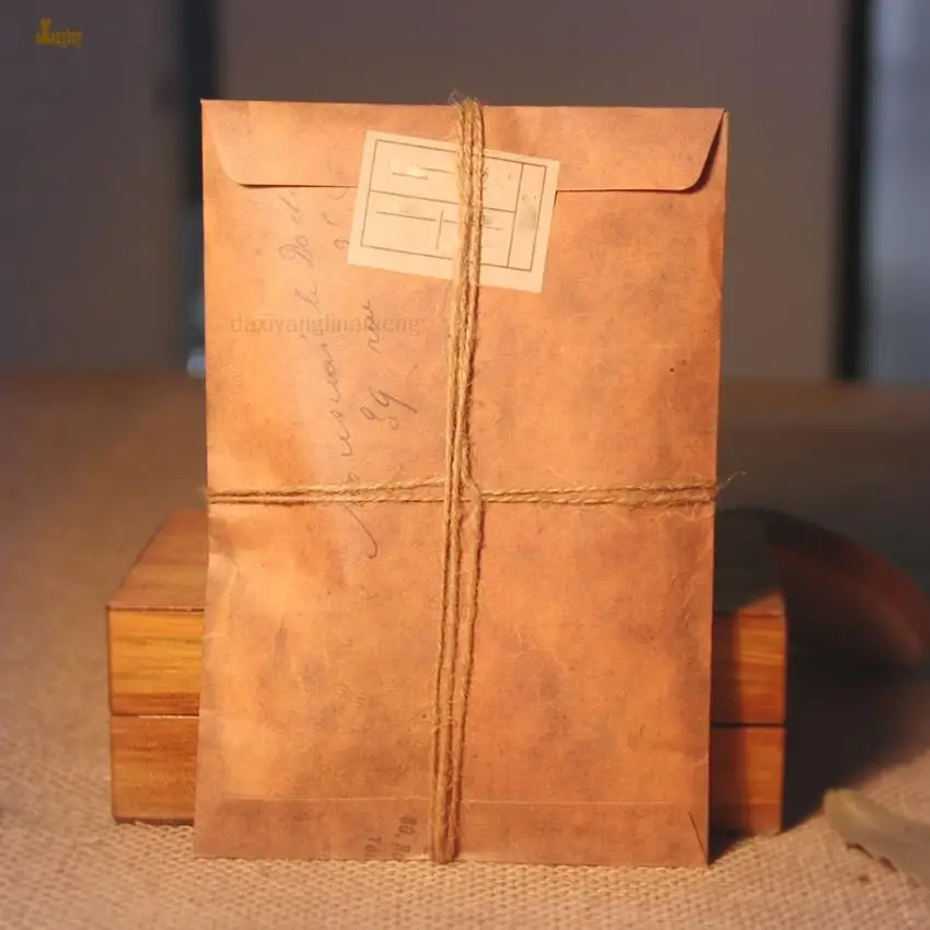 

New Rushed Postcard 100pcs L*w: 16x11cm Vintage Kraft Diy Multifunction Envelope /gift Envelopes For Wedding / Paper Office