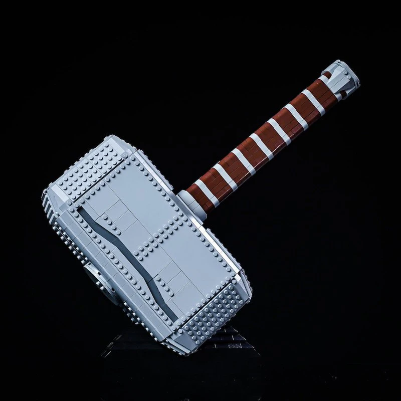1597 деталей MOC-конструктор: Молот Героя Грома MJ LNIR, полностью функциональный, модель команды супергероев, строительные блоки, игрушка-замок, подарок (art.: 3920dc0fc6972) - 3920dc0fc6972