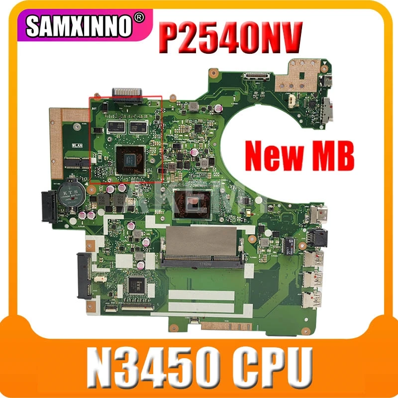 

Материнская плата SAMXINNO P2540NV MB._/N3450 (V2G) Материнская плата ASUS P2540NV P2540N P2540 для ноутбука 90NX0160-R00010