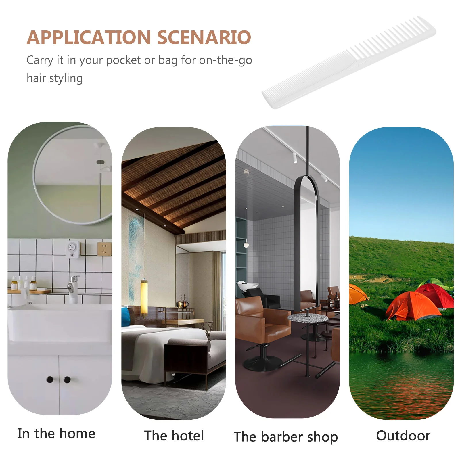 Расческа для тонкой стрижки Стилист Стрижка Синий Парикмахер Комод