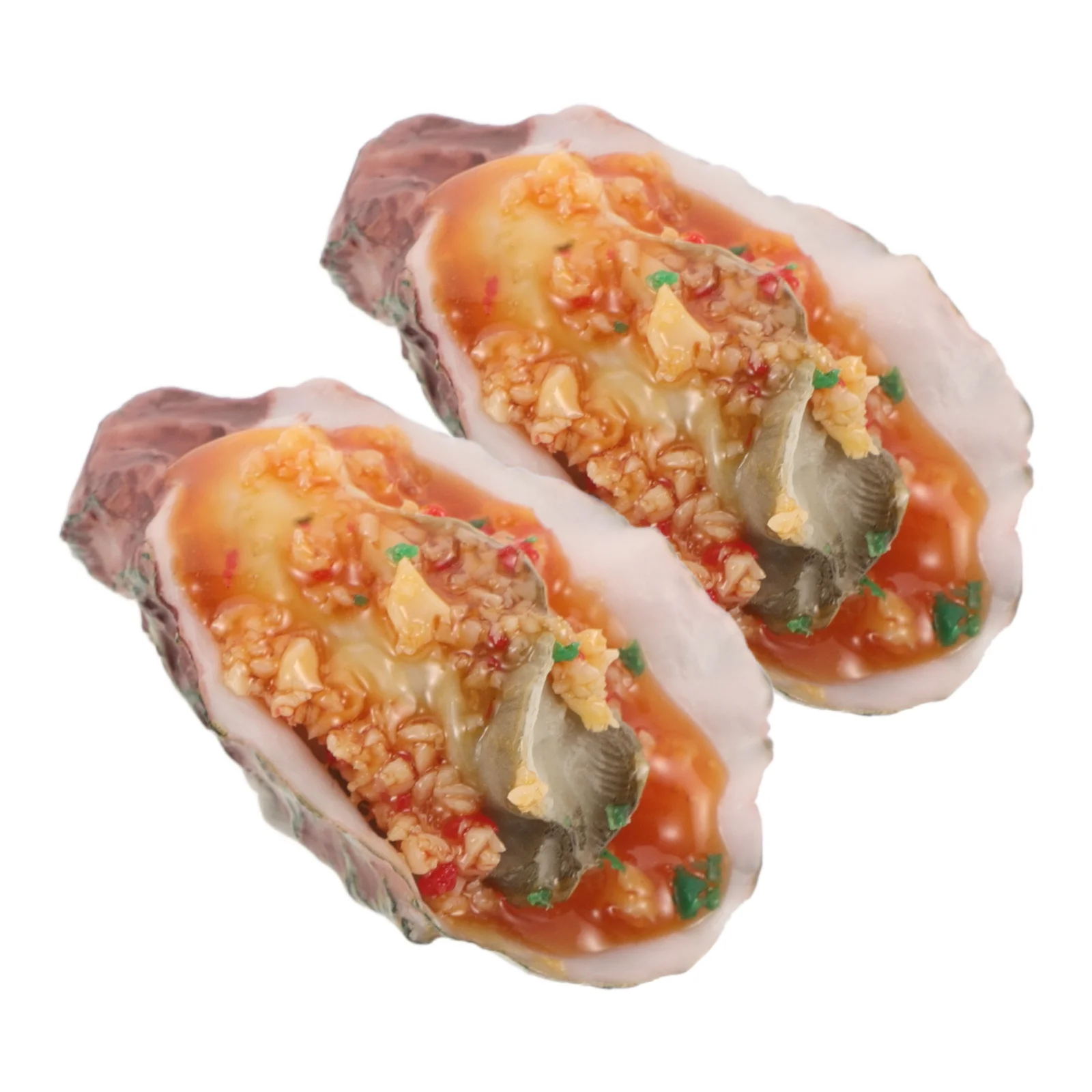 2 шт. модель устрицы поддельные украшения для еды игрушка имитация ПВХ ролевые