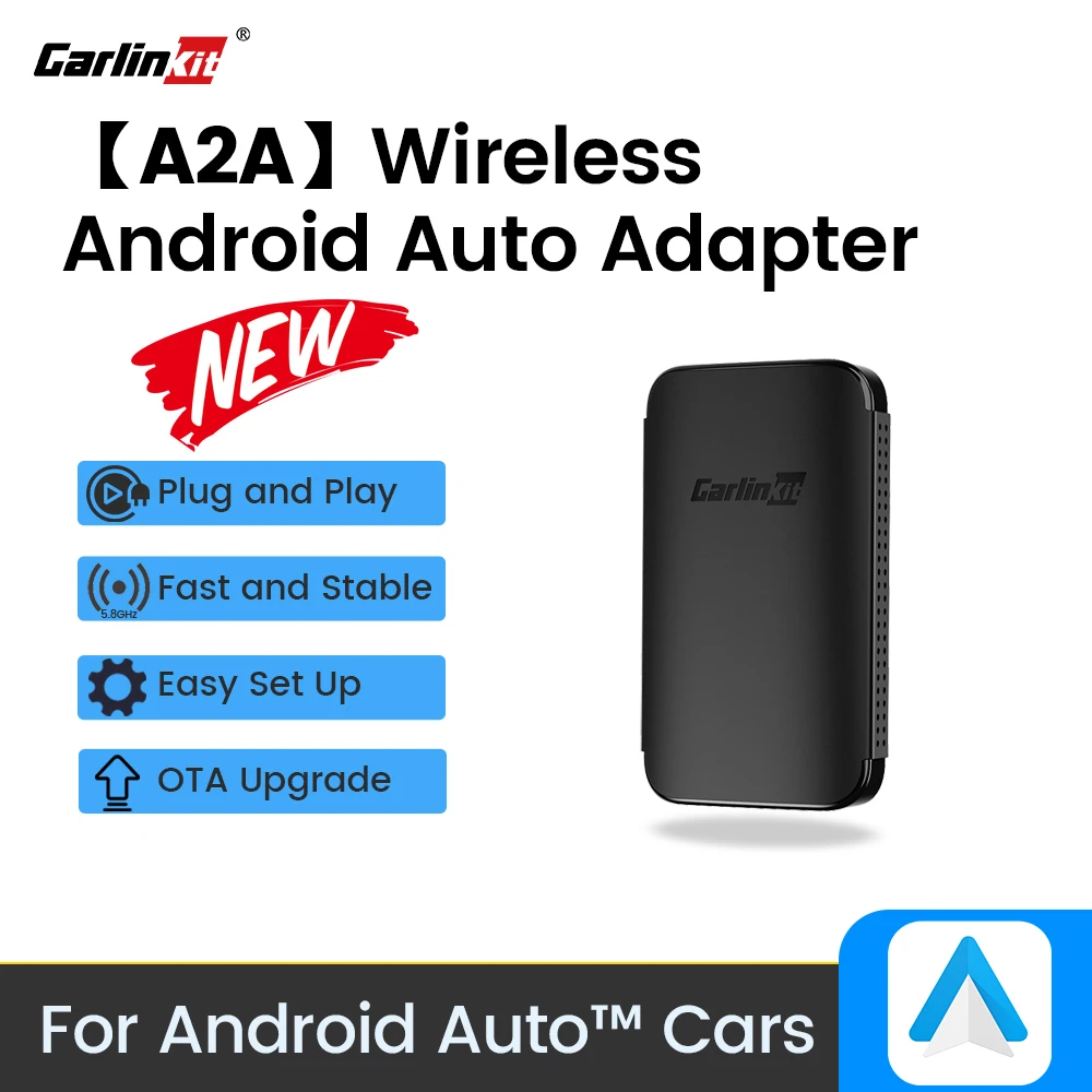 

CarlinKit 4,0 Android автомобильный беспроводной адаптер для OEM Android автомобильное проводное подключение к воздуху Plug and Play Android Box