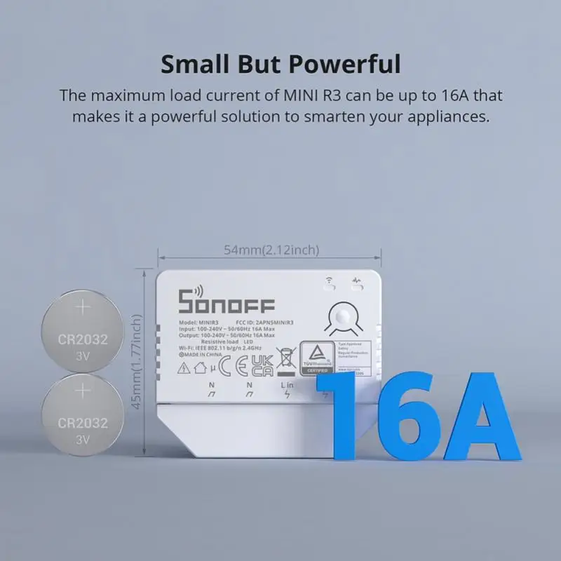 Умный мини-переключатель SONOFF WiFi / ZigBee Mini R2 MINI R3 ZBMINI/ZBMINI-L голосовое управление