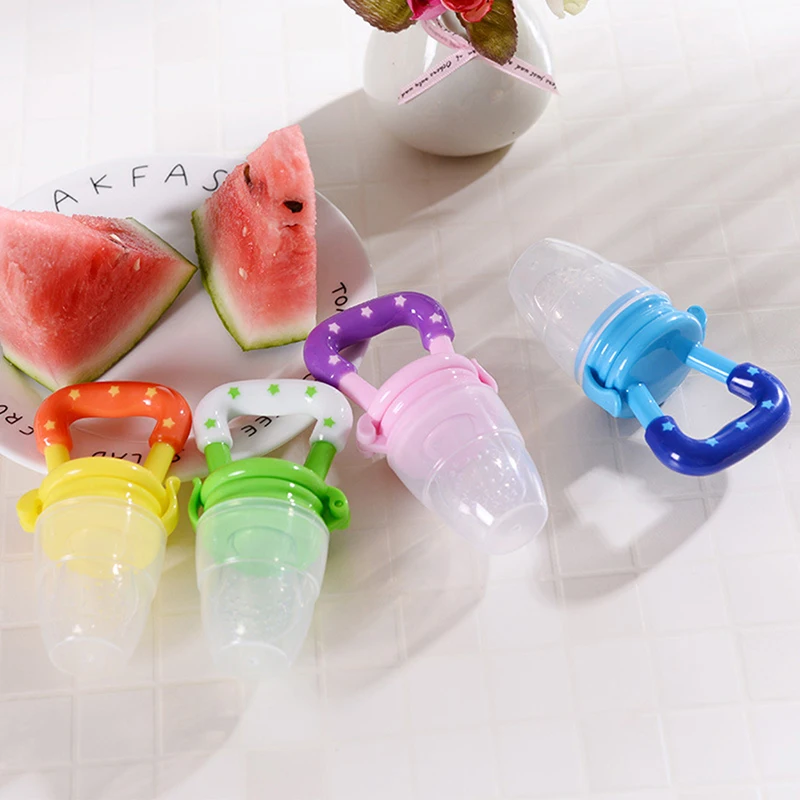 

1Pc Fresh Food Nibbler Baby Pacifiers Feeder Kids Fruit Feeder Nipples Feeding Safe Baby Supplies Nipple Teat Pacifier Bottles