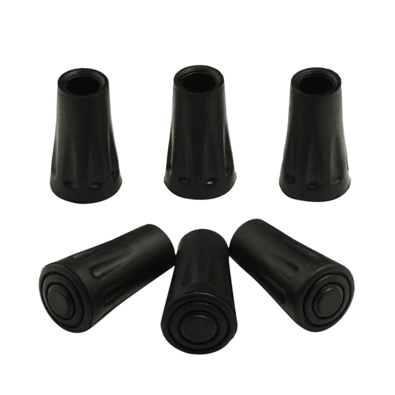 

Extra Hiking Pole Replacement Tips - Pack Of 6 - Fits All Standard Hiking, Trekking, Walking Poles