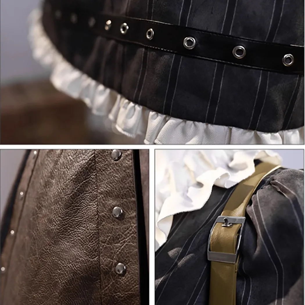 Безумие возвращается Черная Алиса Косплей Костюм Хэллоуин Комикс Необычные