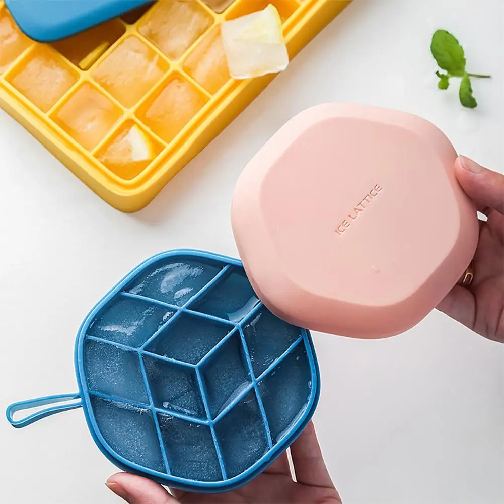 Силиконовая коробка для хранения льда с веревкой креативная Бытовая