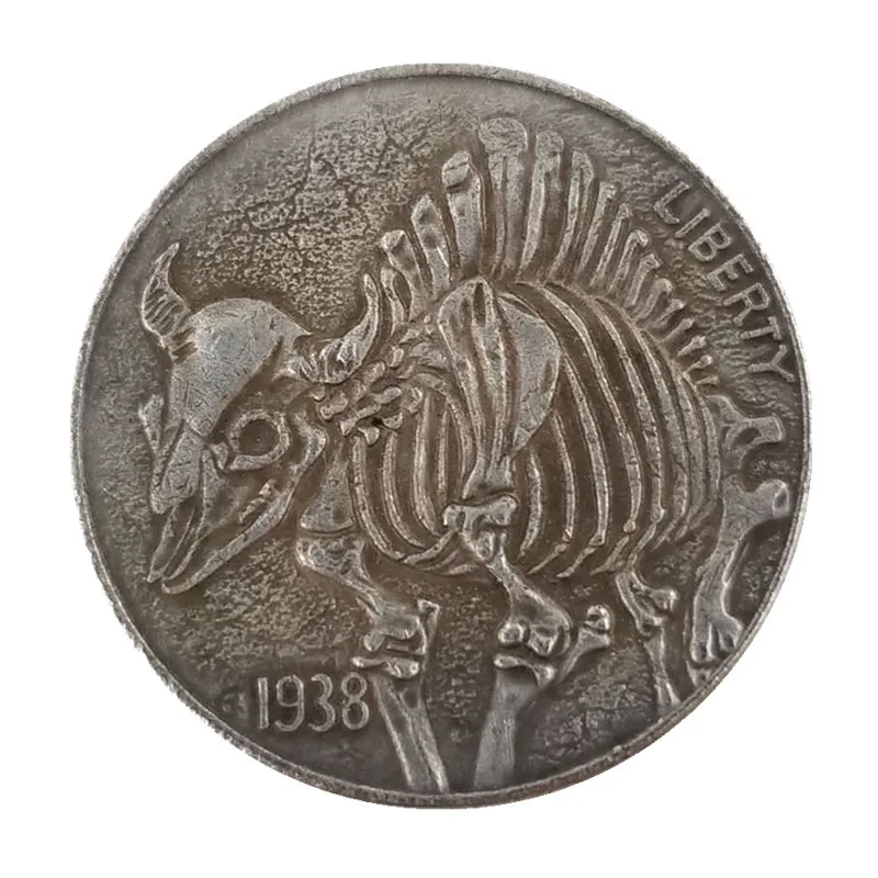 

Hobo Nickel Silver Coins Buffalo Coin Commemorative Coin Magic Collectibles Home Decoration Craft Christmas Gifts#353-1