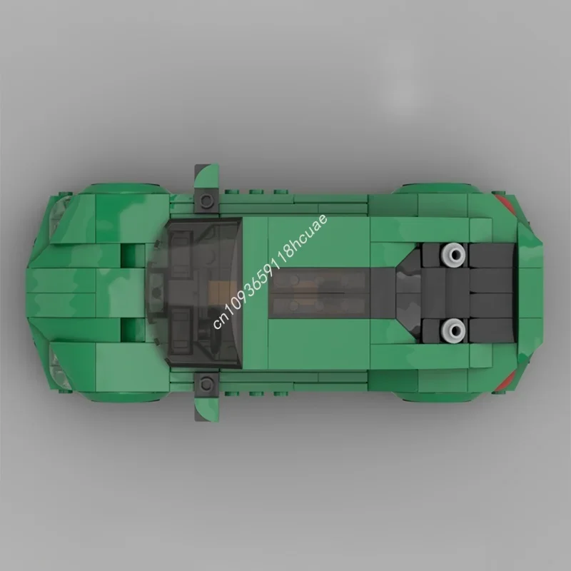 Фото Набор строительных блоков MOC Gemera City Champions Supercar, 424 детали, развивающая игрушка, подарок на день рождения/праздник №4