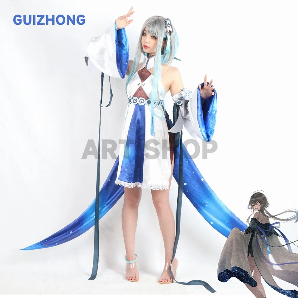 

Guizhong Cosplay Genshin Impact Costume Haagentus Game Suit Dress Cosplay Costume Halloween Party Outfit Women Carnival Sets