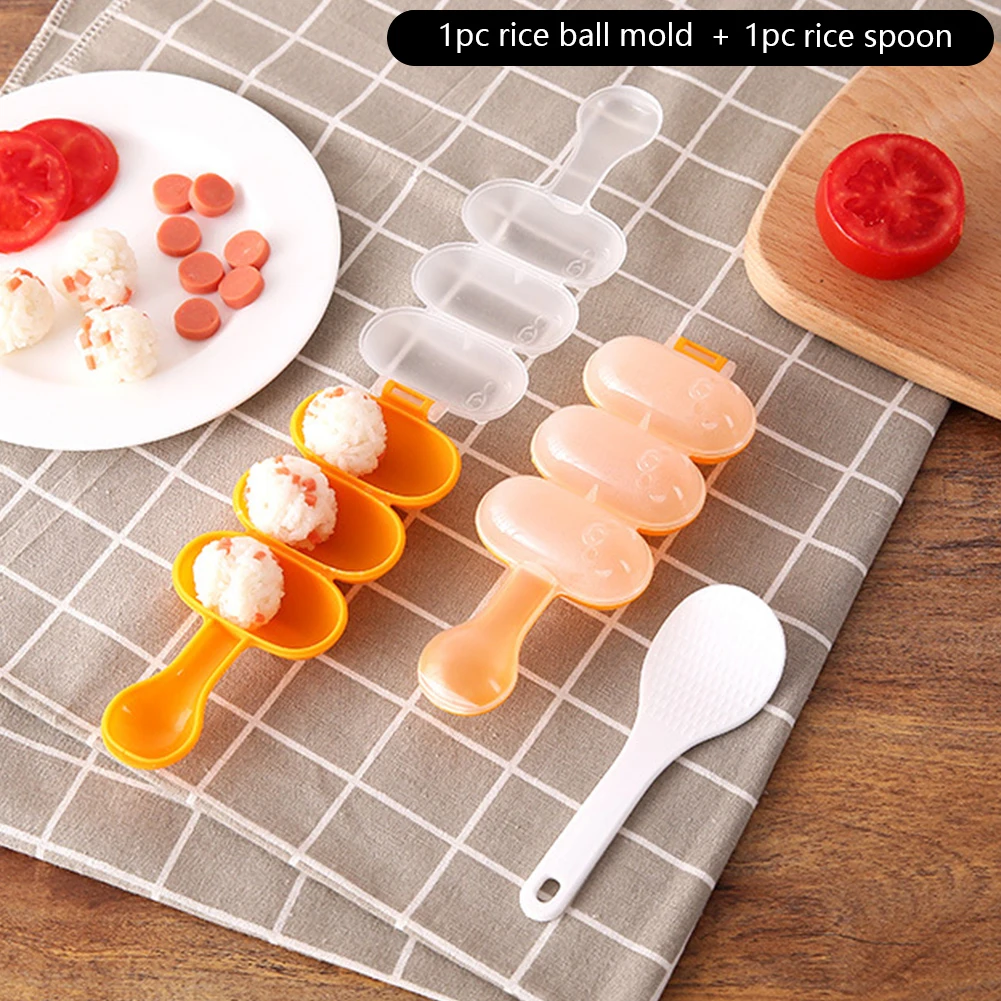 

Искусственный шейкер для суши, детская форма с 3 отделениями, искусственная кухня с ложкой