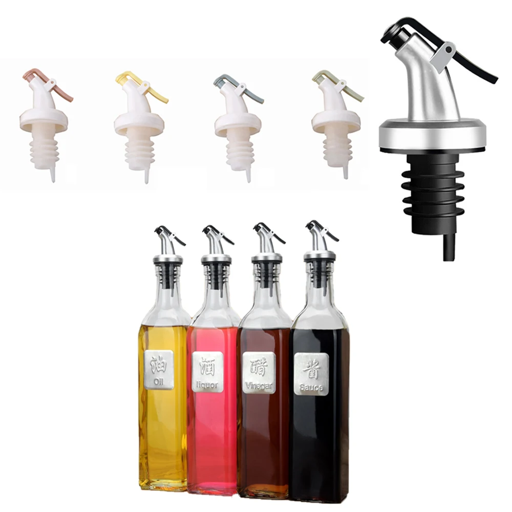 

Olive Oil Bottle Sprayer Wine Pourer Sauce Boat Nozzle Liquor Oil Dispenser ASB Lock Leak-Proof Plug Bottle Stopper Kitchen Tool