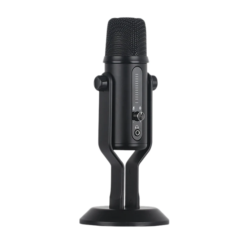 

FULL-LED Voice Control Breathing Light USB Microphone Live Recording Condenser Microphone