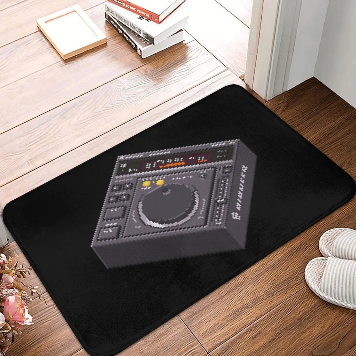 

CDJ-500s Player Pixel Art Doormat Polyester Floor Mat Antiwear Carpet Kitchen Entrance Home Rugs Mats Bedroom Non-slip Footpad