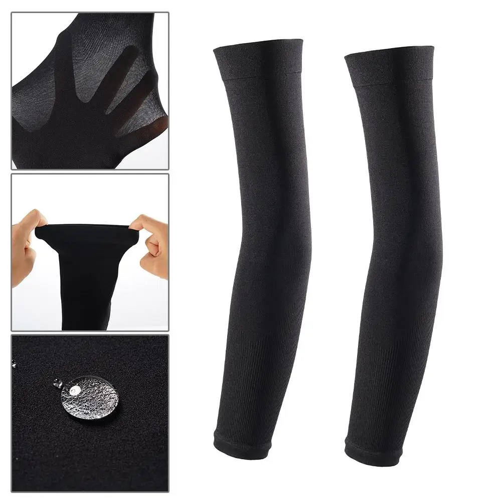 

Sports Arm Compression Sleeve Basketball Cycling Arm Bands Sunscreen Uv Summer Running Volleyball Warmer N9o3