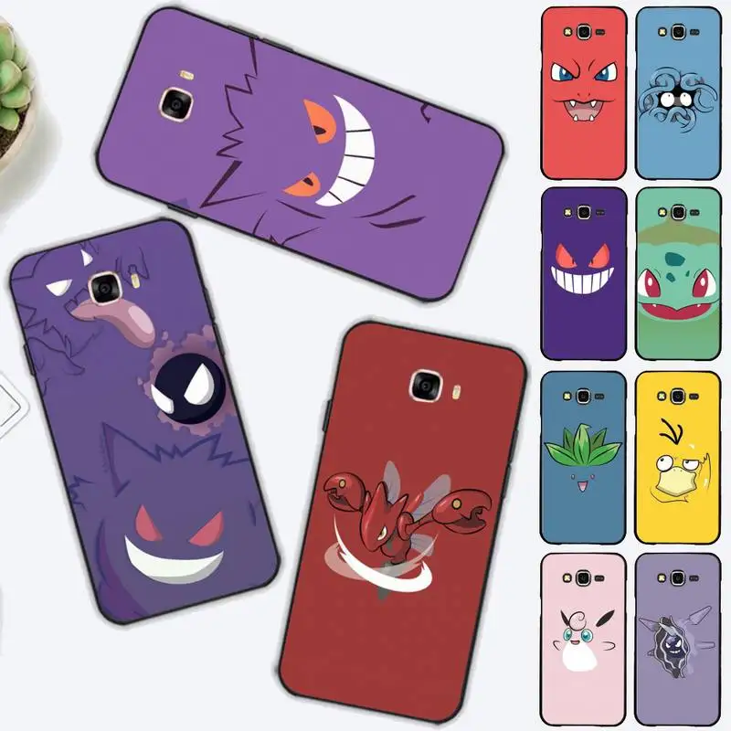 

BANDAI Pokemon Pikachu Phone Case for Samsung J 2 3 4 5 6 7 8 prime plus 2018 2017 2016 core