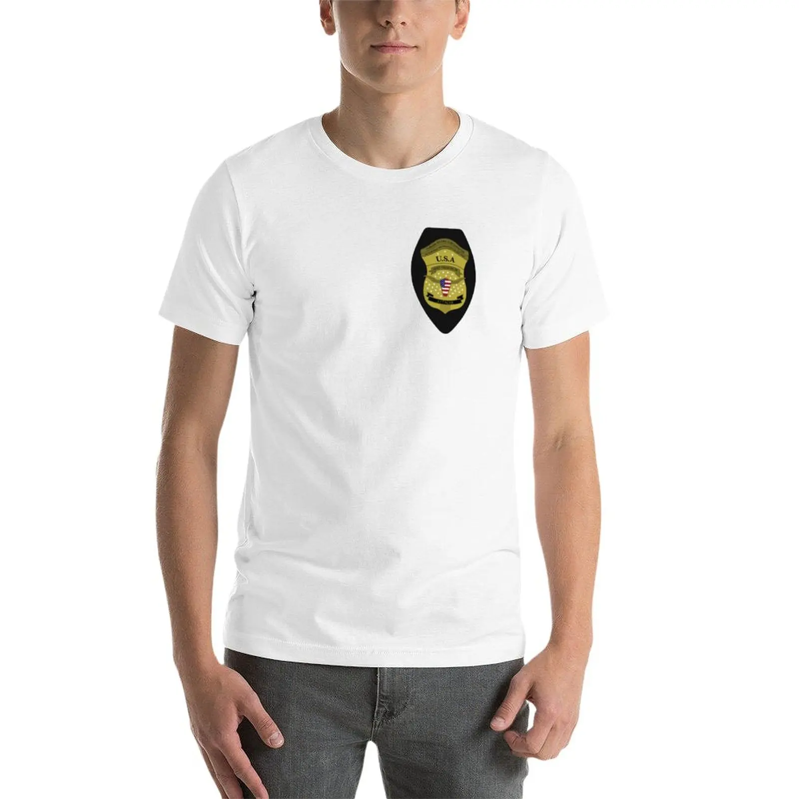 Новинка атташе значок-Патриот Amazon Prime мужские футболки с коротким рукавом