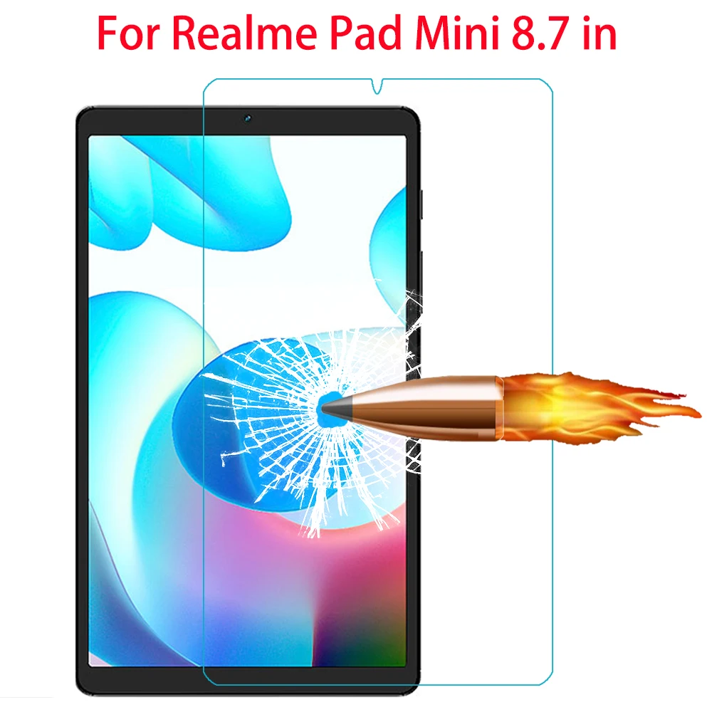 

Для Realme Pad Mini 8,7 in 2022 защита экрана из закаленного стекла RealmePad Mini прозрачная пленка защита планшета закаленное стекло