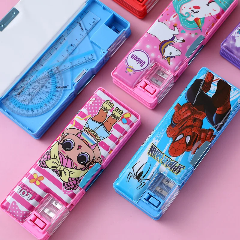 Sharpener Knife Student Stationery Multifunctional Stationery Storage Box With Ma