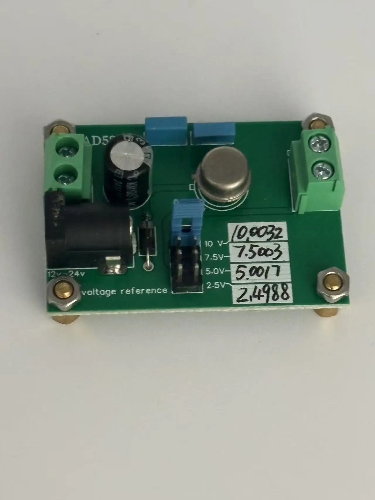 Референсная плата с резистором 25PPM, плата опорного напряжения AD584JH AD584KH AD584LH, используется для калибровки напряжения мультиметра. (art.: 3920dd0cbdf26) - 3920dd0cbdf26