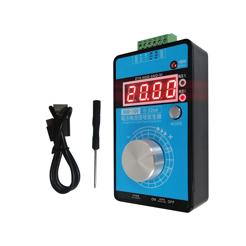 

New Digital 4-20mA 0-10V Voltage Signal Generator 0-20mA Current Transmitter Professional Electronic Measuring Instruments