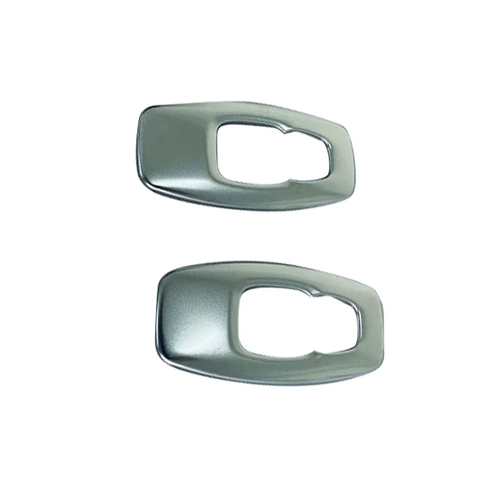 Автомобильная Матовая Серебристая Наклейка из нержавеющей стали для интерьера и