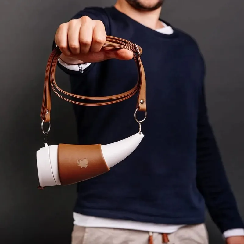 Креативная кофейная кружка из нержавеющей стали с 8 рожками в стиле викингов