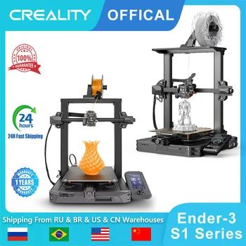 CREALITY Ender 3 S1 / Ender 3 S1 Pro FDM 3D Printer with CR Touch Automatic Bed Leveling Sprite Dual-Gear Extruder Dual Z-axis 1