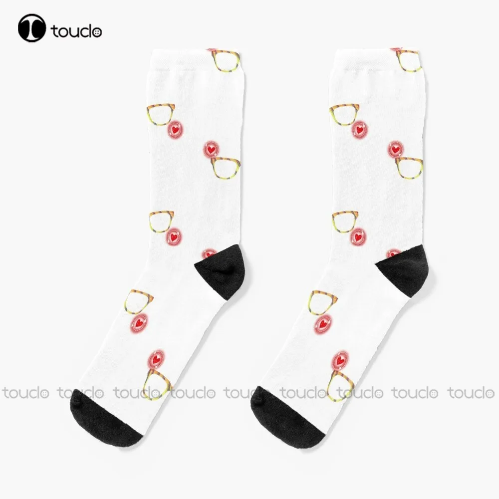 

Mystic Messenger 707 Glasses Socks Novelty Socks High Quality Cute Elegant Lovely Kawaii Cartoon Sweet Cotton Sock New Popular