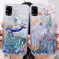 embossed dolphin coral case for samsung a51 a71 a81 a50 a31 a30s a20s a20 a11 a10s a10 relief cat deep whale quicksand cover