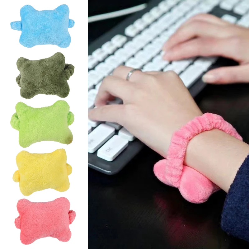 

New Multi-purpose Anti Lost Mouse Wrist Guards Pad Portable Small Soft Freely Moveable Wrist Hand Pillow For Office Worker Gamer