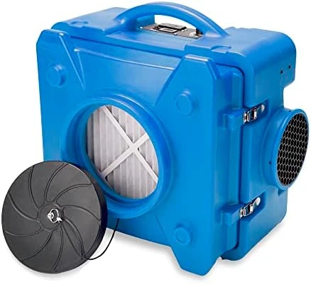 

BD-AS-550-BL Negative Machine Airbourne Cleaner HEPA Scrubber Water Damage Restoration Equipment Air Purifier, Blue