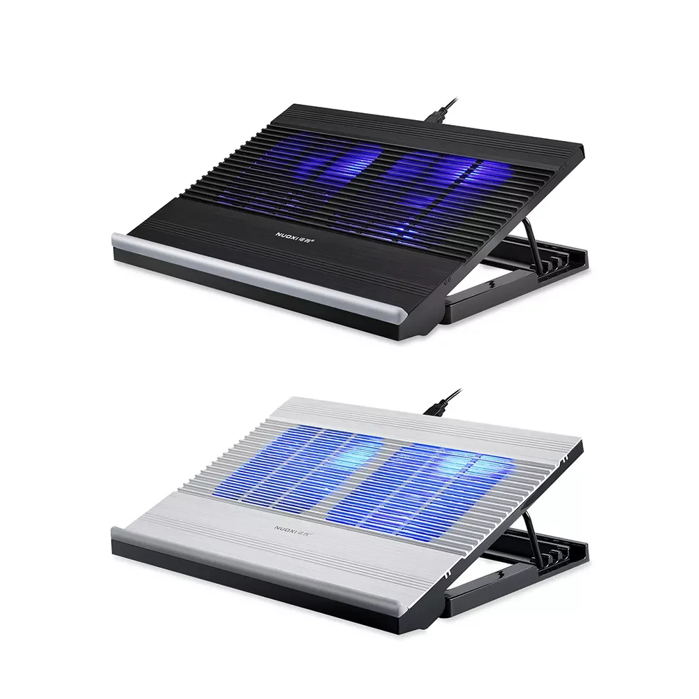 

4 Speed Adjustment Bracket Notebook Cooling Fan Portable Laptop Desk Table Stand Notebook Gaming Cooler Stand with Two Fan