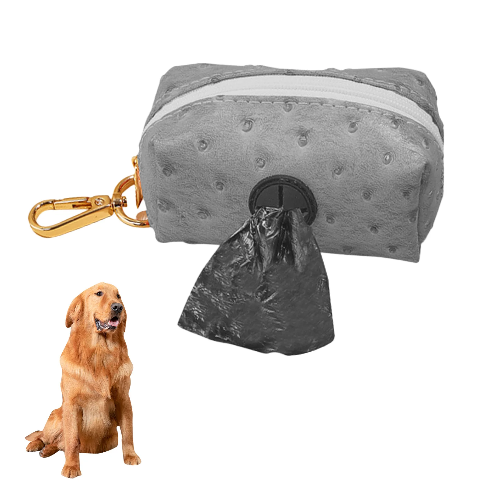 

Портативная Противоударная сумка для собак, диспенсер для мусора, держатель для свинцового поводка с металлическим крючком, герметичные не...