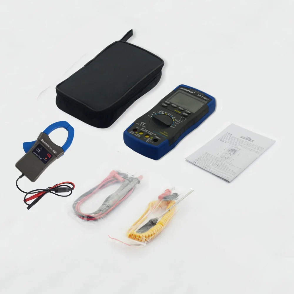 HoldPeak HP-770HC Цифровой мультиметр с автоматическим выбором диапазона True RMS и
