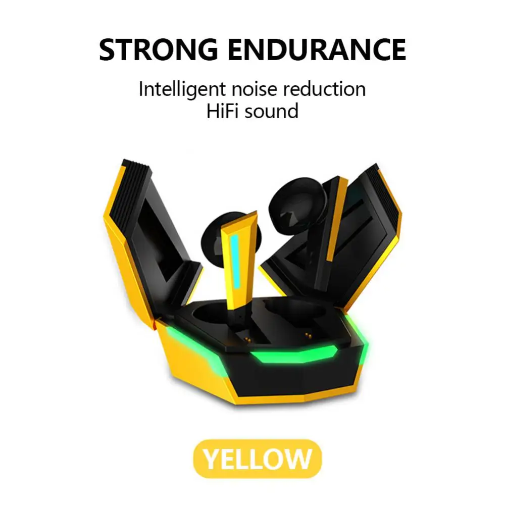 

Gaming Headset Hifi Sound Long Battery Life Wireless Headphones With Mic Stereo Earbuds Bluetooth Earphone Bluetooth Earbuds