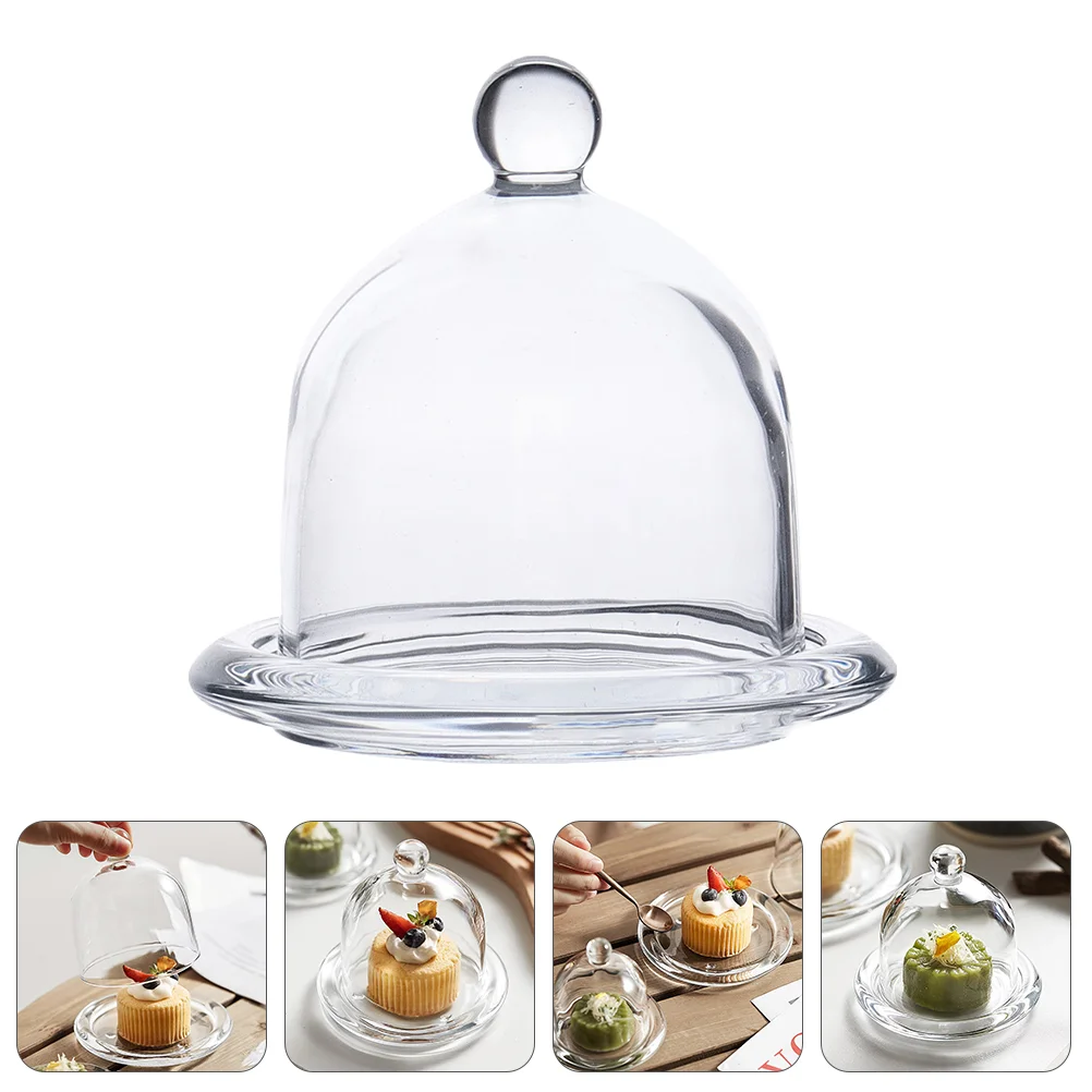 

Cake Dome Cover Display Dessert Stand Plate Cupcake Lid Tray Serving Cloche Holder Server Platter Case Bell Bowl Bowls Dish