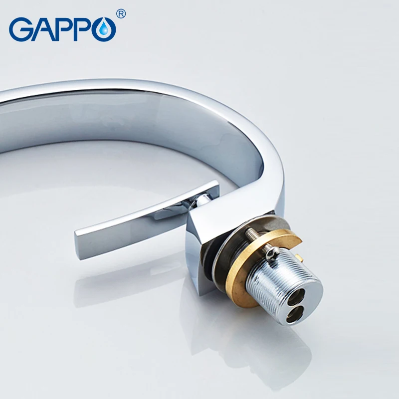 GAPPO смесители для умывальника Современный Смеситель ванной комнаты латунный