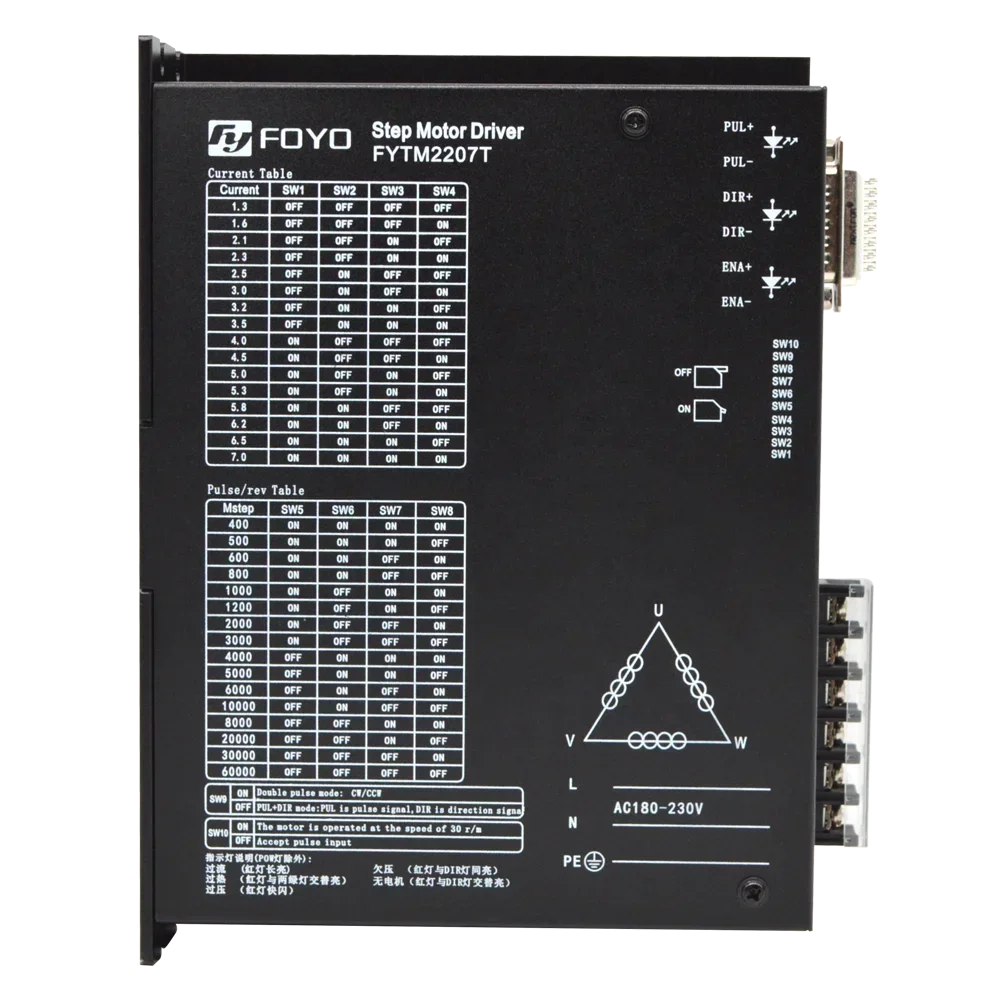 3-фазный шаговый двигатель Nema 42 20 Нм длина 219 мм высокий крутящий момент 1 2 градуса