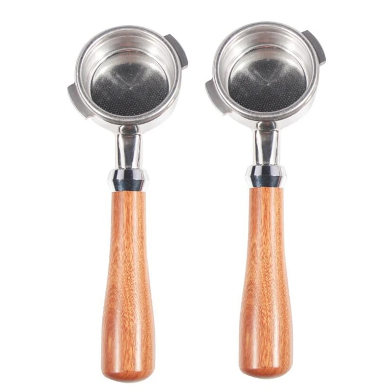 

2pcs 58MM Stainless Steel Coffee Machine Bottomless Portafilter for Nuova Coffee Machine Professional Accessory