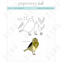 feathered friends new arrival metal cutting dies scrapbook diary decoration embossing template diy greeting card handmade