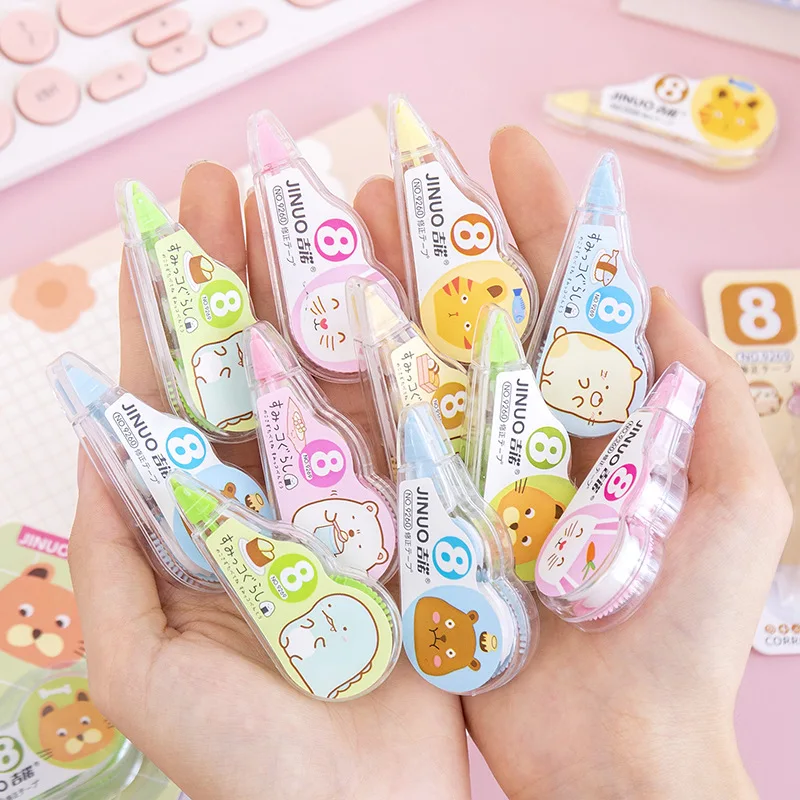 

Creative stationery correction tape cartoon animal series simple and cute small fresh correction tape smooth , not easy to break